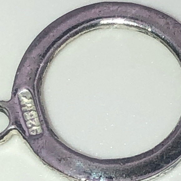 Vtg Sterling & Aquamarine Stone Beaded Bracelet w ‘ Family ‘ Toggle Clasp 7” - Picture 5 of 7